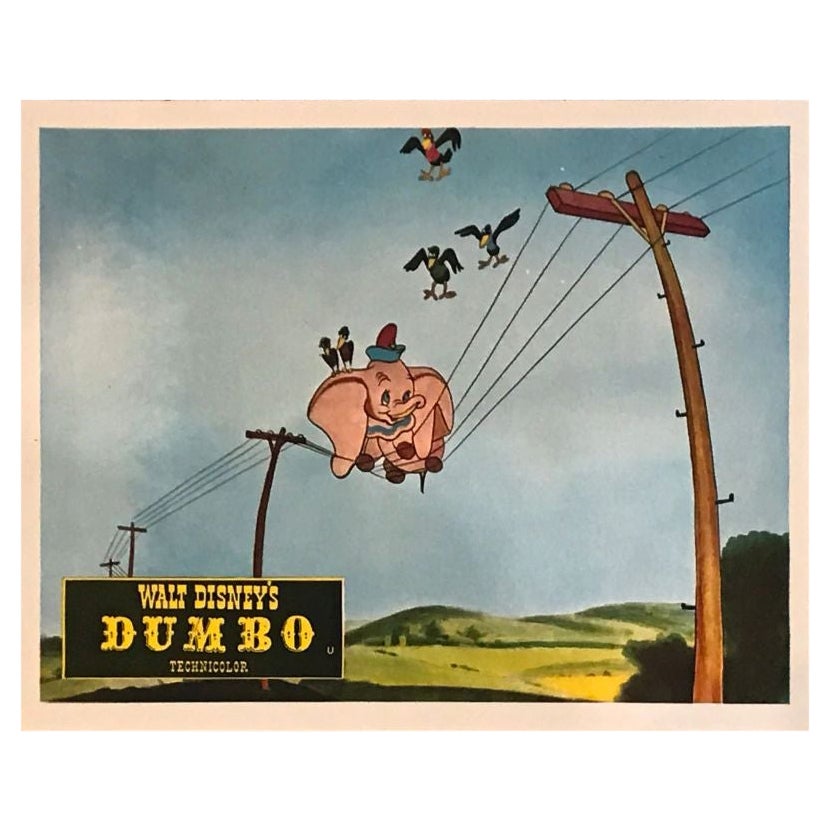 Dumbo, #6 Unframed Poster, 1950'S RR For Sale