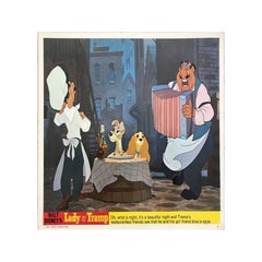 Lady and the Tramp, Unframed Poster 1970s R, #8 of a Set of 8