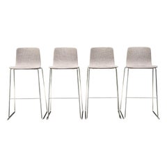 Arper by Antti Kotilainen Aava Upholstered Bar Stools, Made in Italy