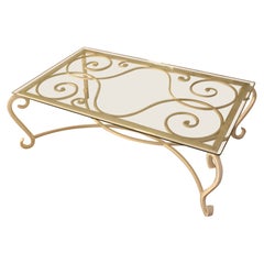 Wrought Iron Table, French, 1980