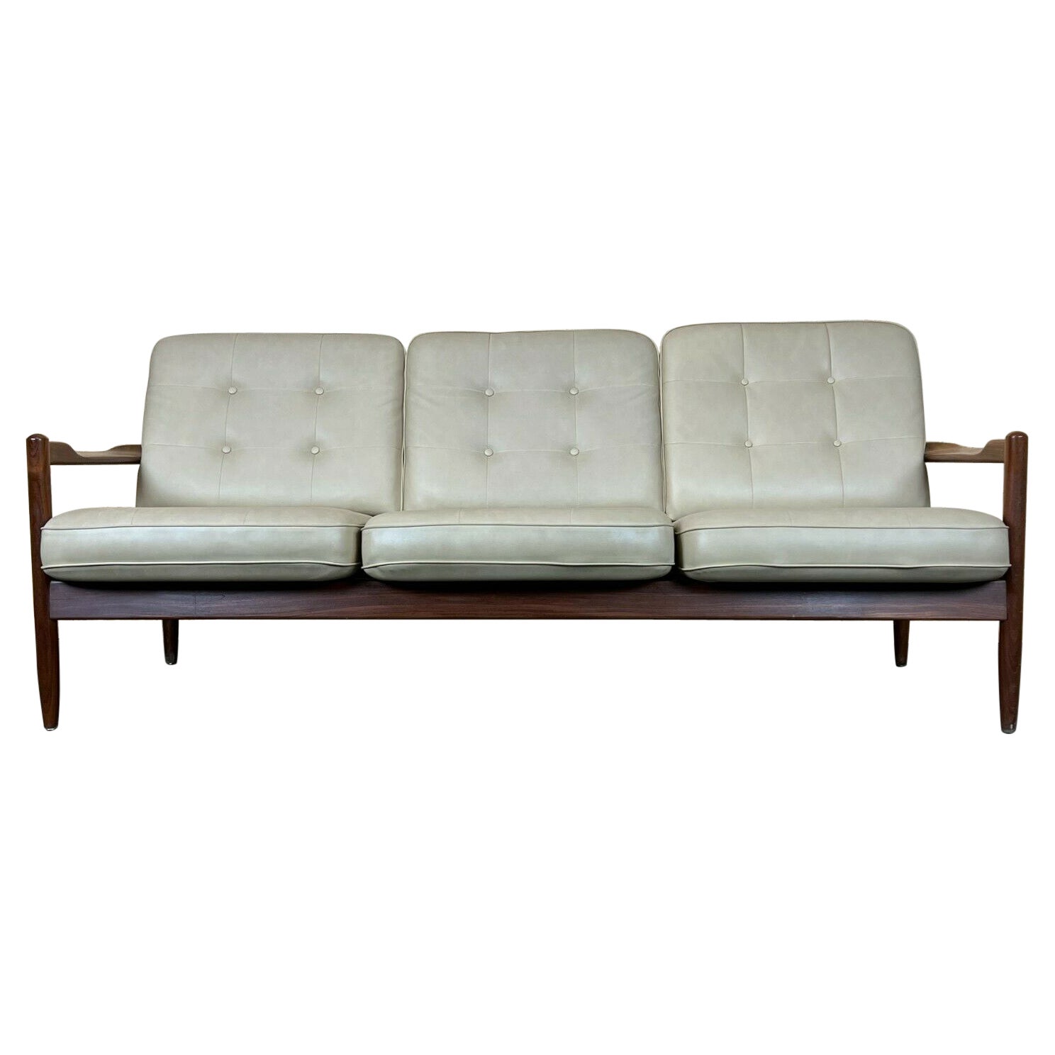 60s 70s Sofa 3-Seater Couch Seating Set Danish Modern Design Denmark For Sale