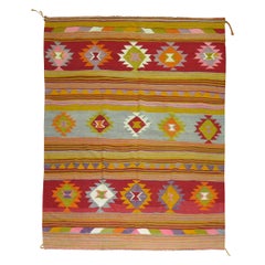 Zabihi Collection Dazzling 20th Century Turkish Kilim