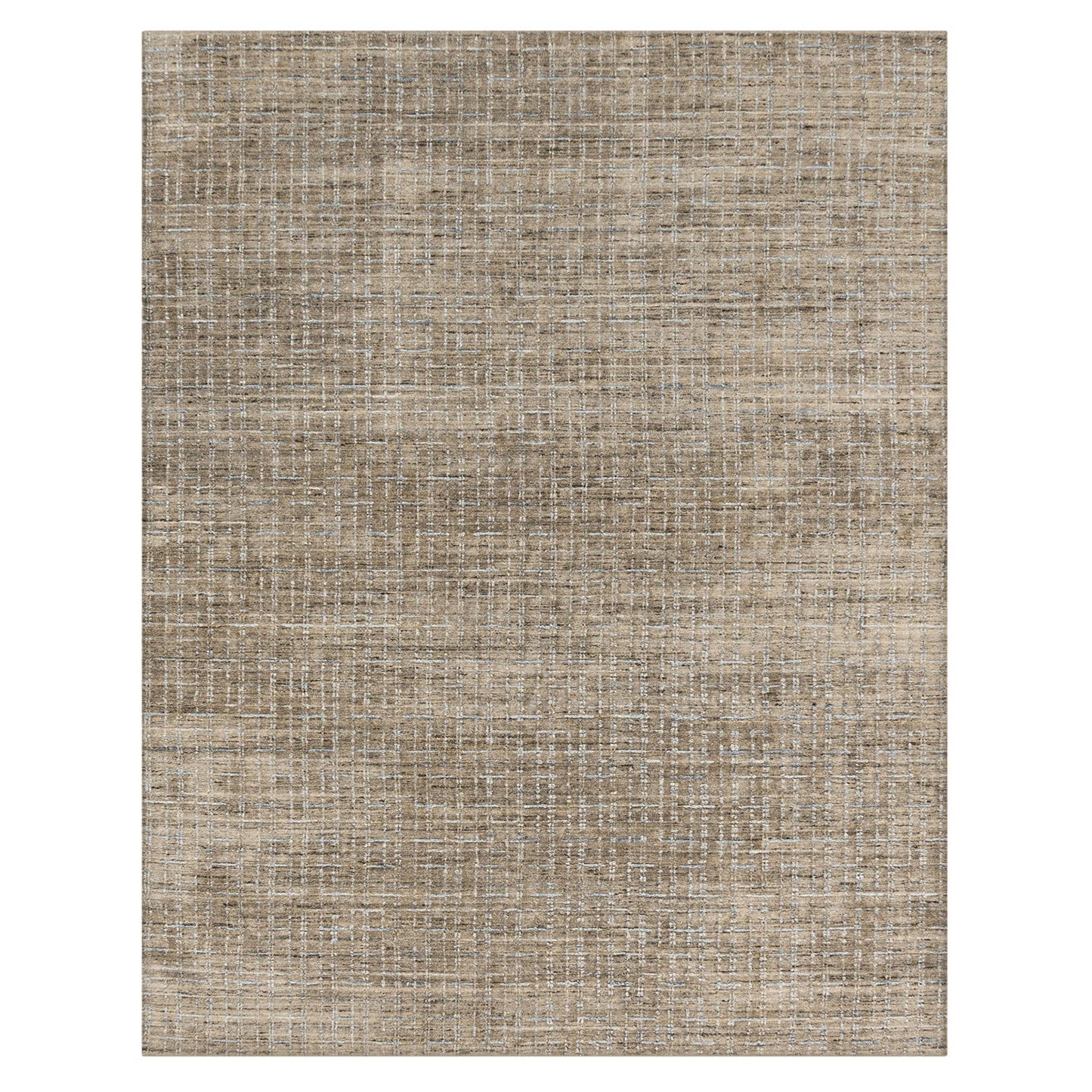 Simplicity Comfort Beige Blue Contemporary Rug For Sale