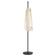 Bent One Smoky Grey Black Floor Lamp by Pulpo