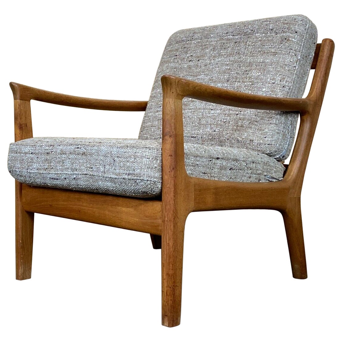 60s 70s Teak Easy Chair Juul Kristensen Danish Denmark Design 