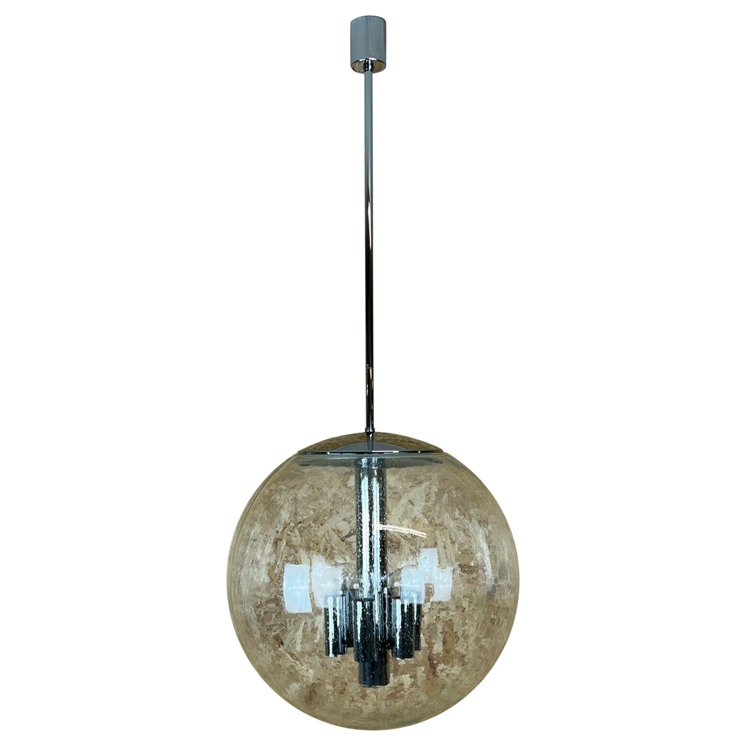 XXL 60s 70s Lamp Light Ceiling Lamp Limburg Spherical Lamp Ball Design 60s