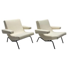 Pair of Pierre Paulin CM 194 Armchairs for Thonet, France, circa 1958