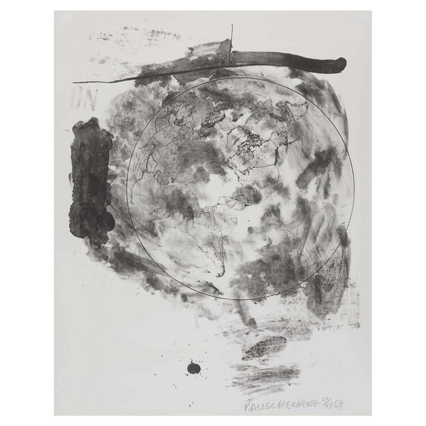 Robert Rauschenberg: Serie „Stoned Moon“ Litho