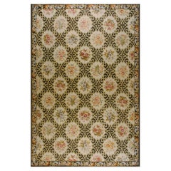 Antique Early 20th Century French Aubusson Carpet ( 9' 8'' x 15' 3'' - 295 x 465 cm )