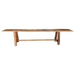 Antique Eleven Foot Long Rustic Console Table