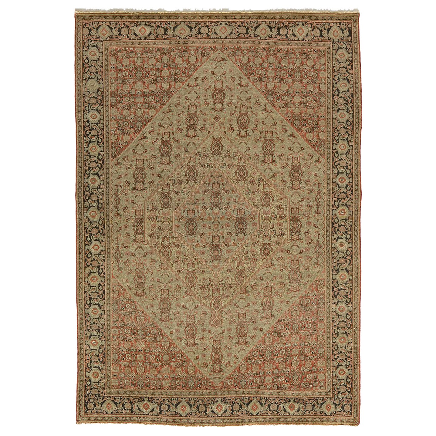 Antique Persian Senna Rug