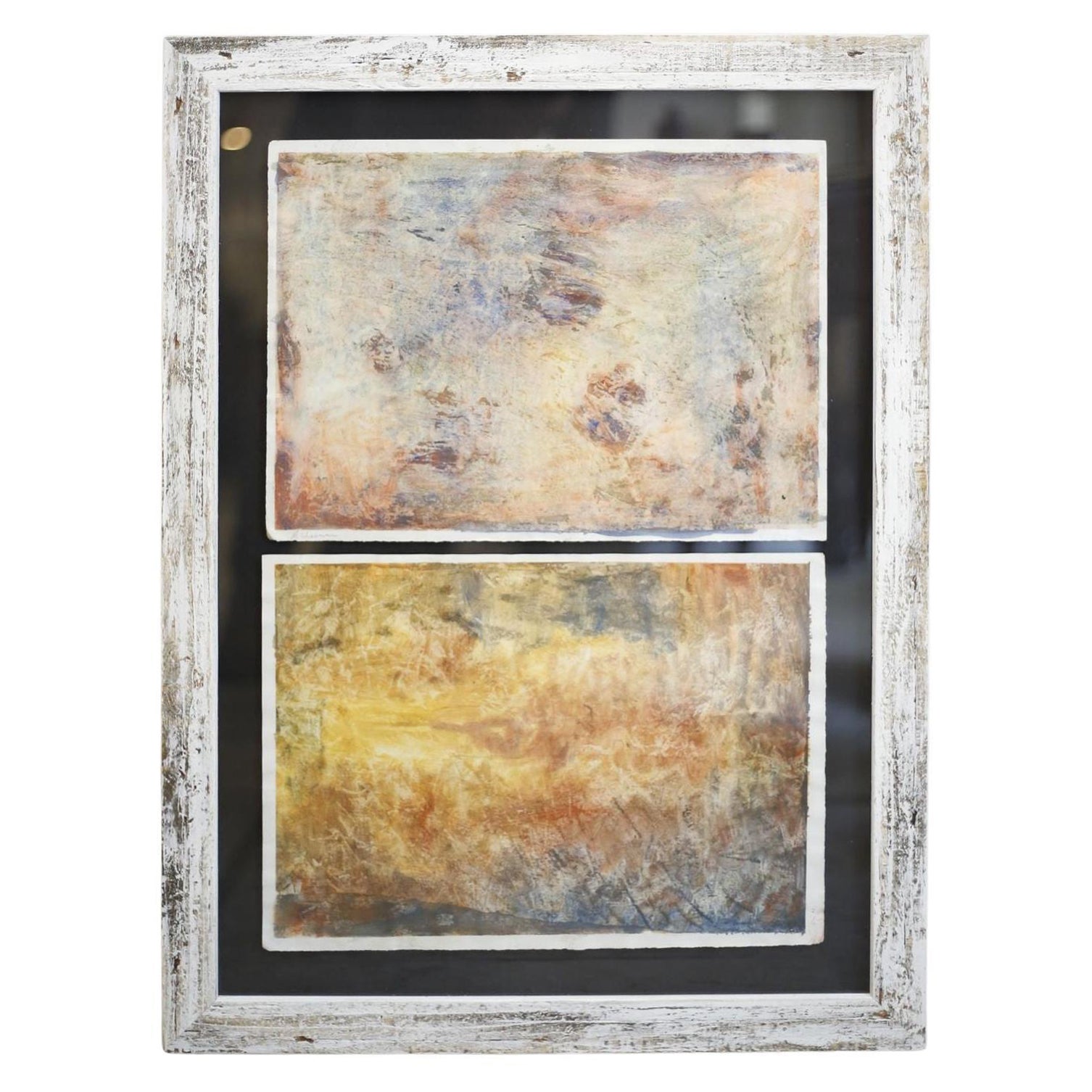 Mixed Media Abstract Painting by Philip Wiseman -1