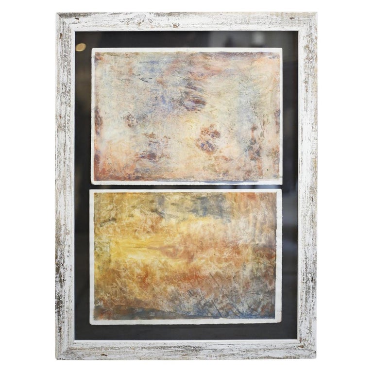 Mixed Media Abstract Painting by Philip Wiseman -1 For Sale