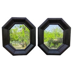 Pair of Octagonal Mirrors 19th Century