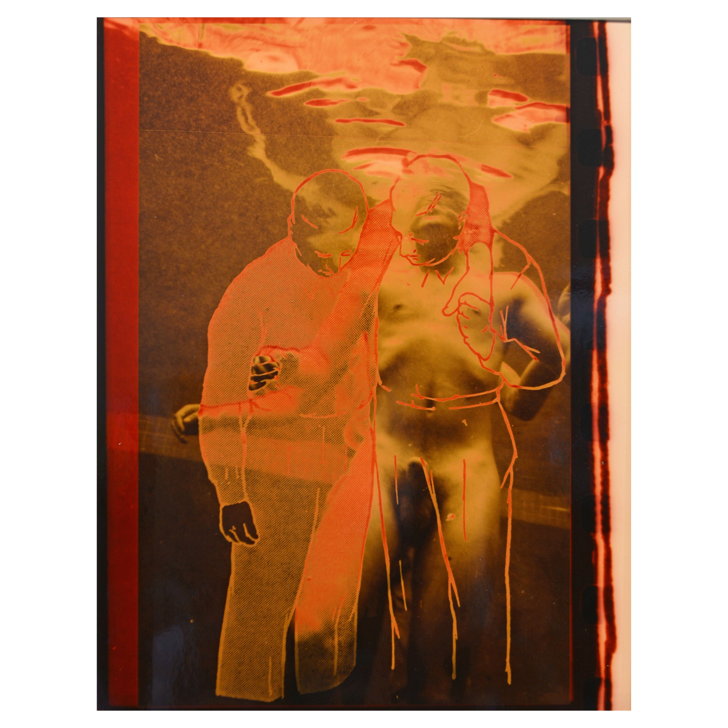 Robert Flynt 'Untitled' Homoerotic Composition, Signed, Dated Chromogenic Print