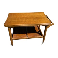 Rare Trolley in Oak Designed by Frode Holm for Illums Bolighus in Denmark 1960´S