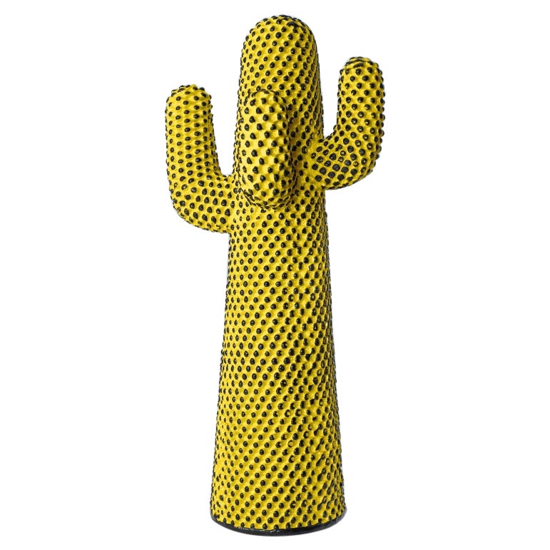 Andy’s Cactus Yellow Coat Racks Sculpture by Andy Warhol x Gufram For Sale