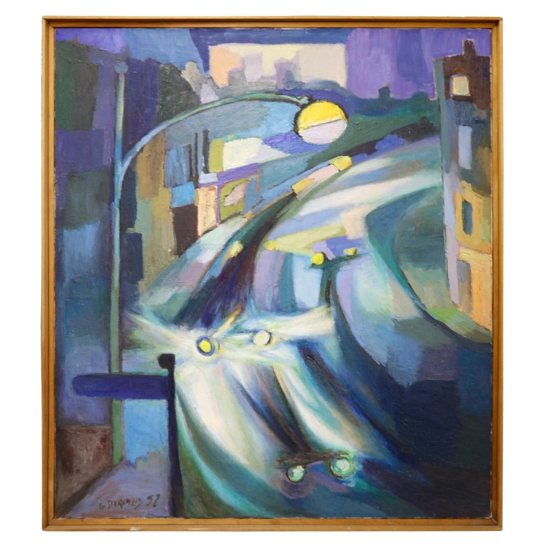 1957, Abstract by George Dergalis For Sale