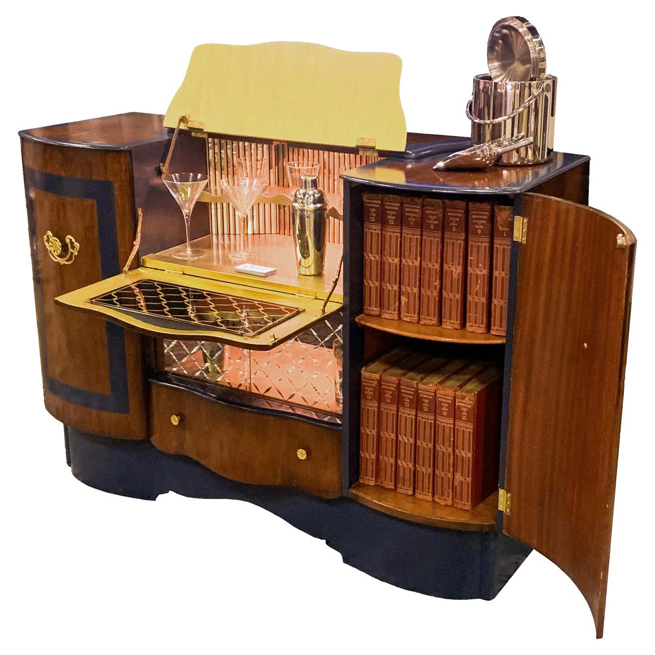 Art Deco Cocktail Bar at 1stDibs