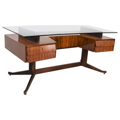 Italian Desk, Osvaldo Borsani Style, 1950s
