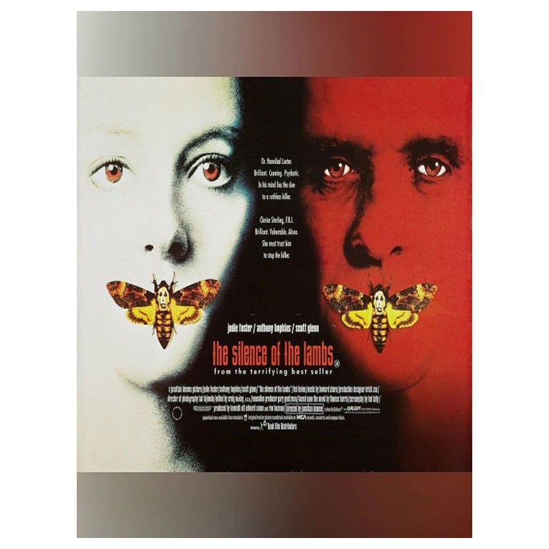 Silence of the Lambs, Unframed Poster, 1991 For Sale