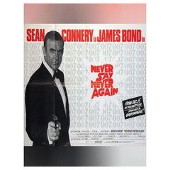 Vintage Never Say Never Again, Unframed Poster, 1983