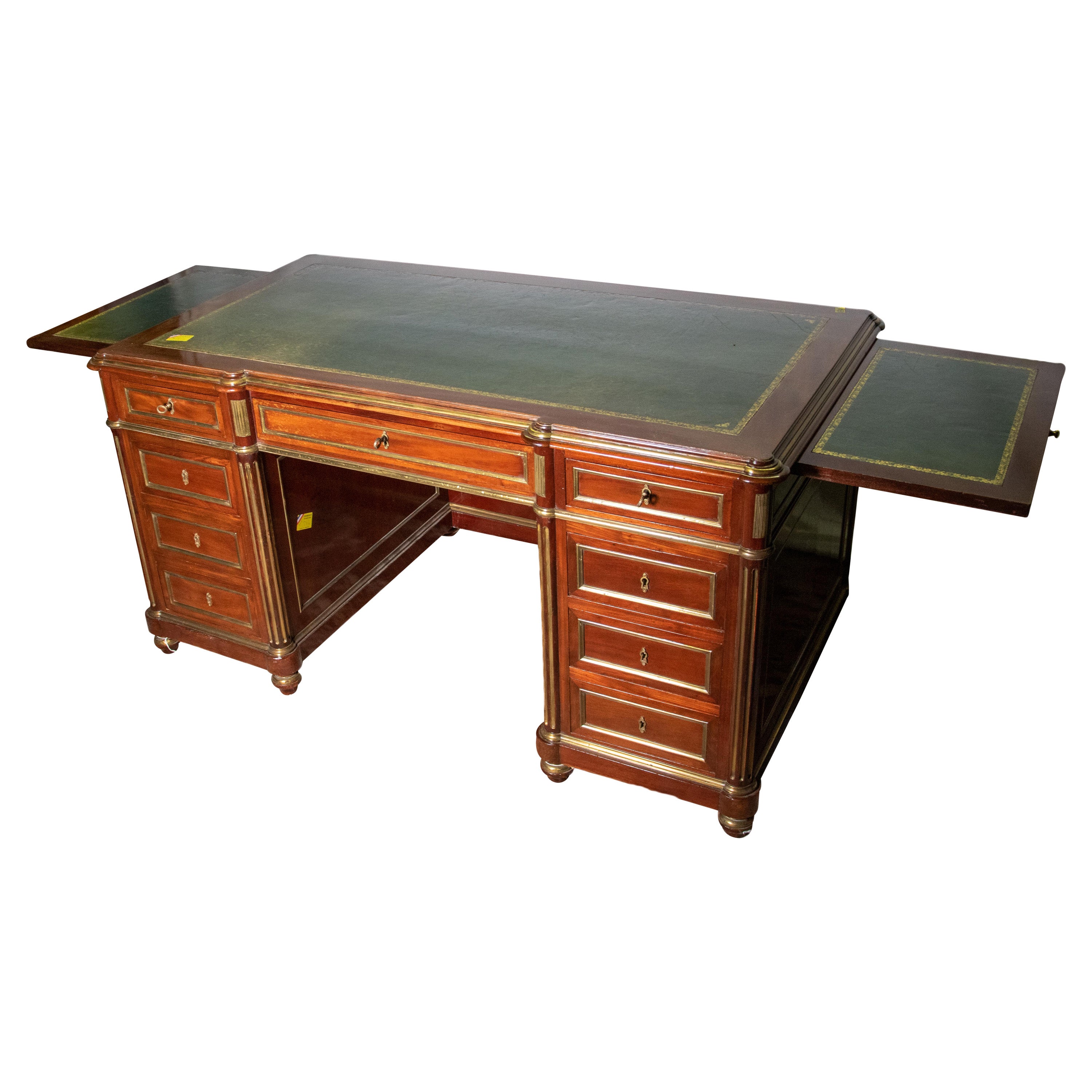 Schreibtisch aus Mahagoni im Louis-XVI-Stil im Angebot