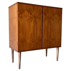 Vintage Danish Mid-Century Modern Hans Olsen Teak Sideboard or Bar Cabinet