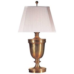 Large Classic Urn Style with Pleated Silk Shade
