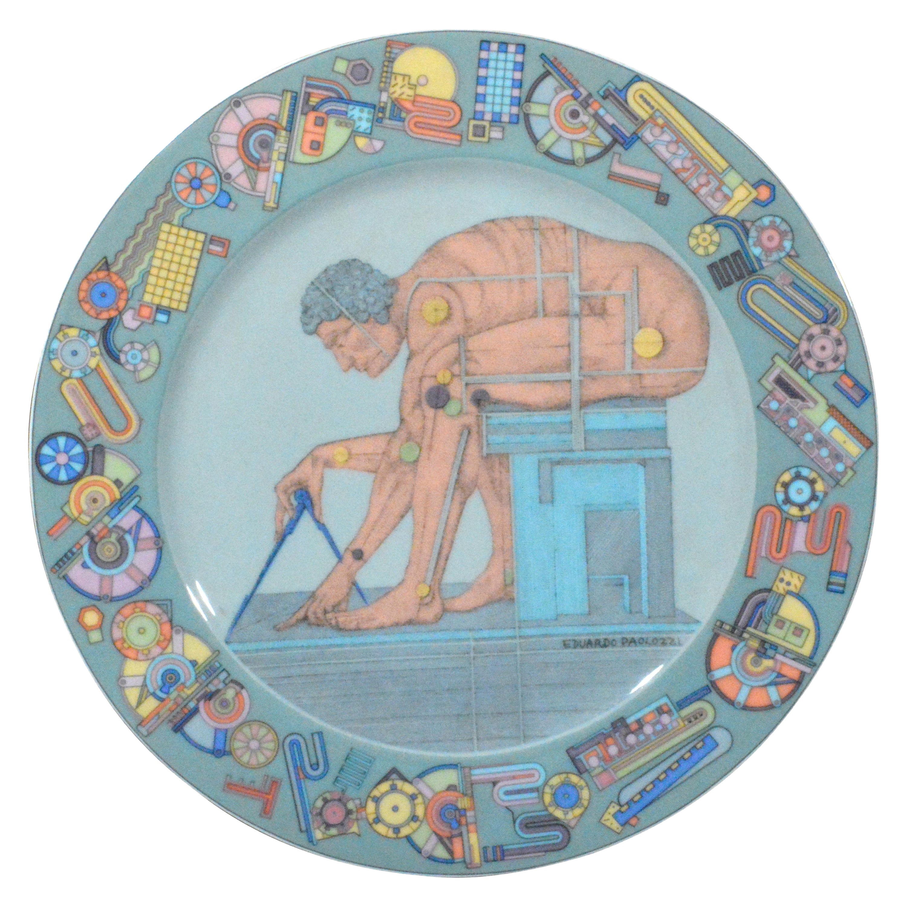Eduardo Paolozzi's "After Newton", Rosenthal Porcelain Dish For Sale
