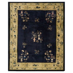 Tappeto cinese antico 7' 9'' x 9' 6''