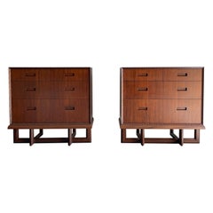 Frank Lloyd Wright for Heritage Henredon “Taliesin” Pair of Chests or Cabinets