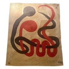 Alexander Calder Jute Wall Tapestry