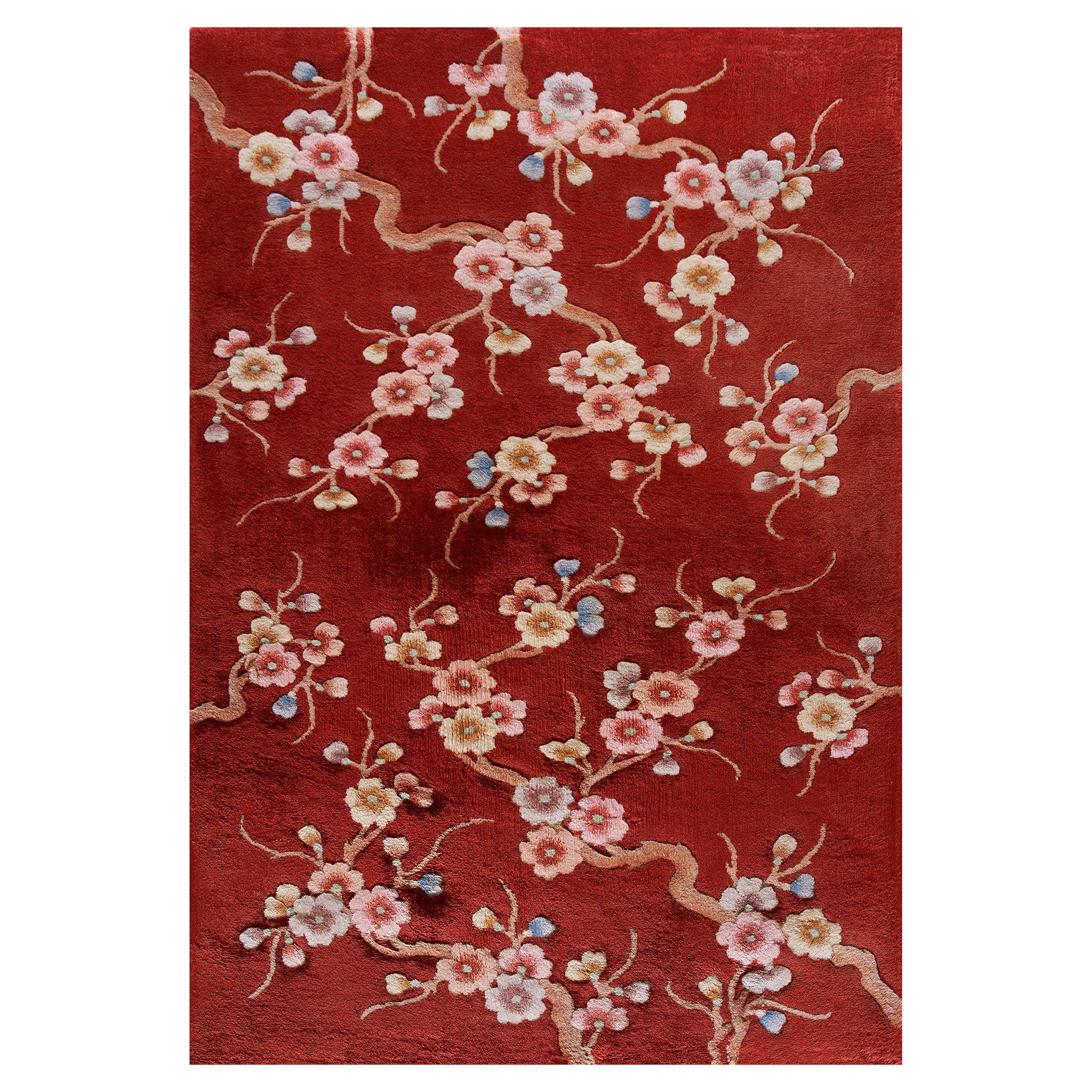 Antique Chinese Art Deco Rug 3' 0'' x 5' 0''  For Sale