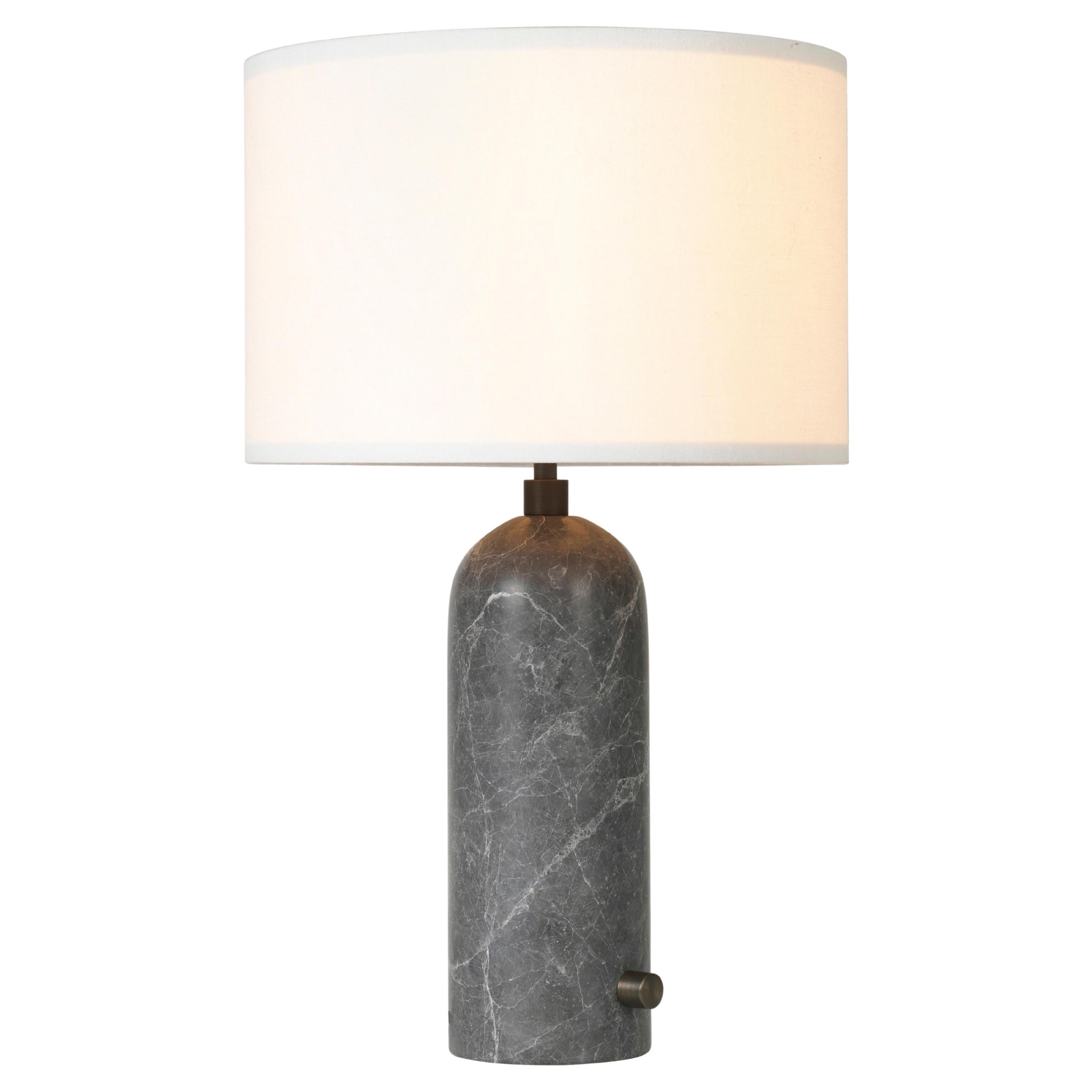 Small 'Gravity' Marble Table Lamp by Space Copenhagen for Gubi in Grey For Sale