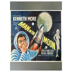 Vintage Man in the Moon, Unframed Poster, 1960