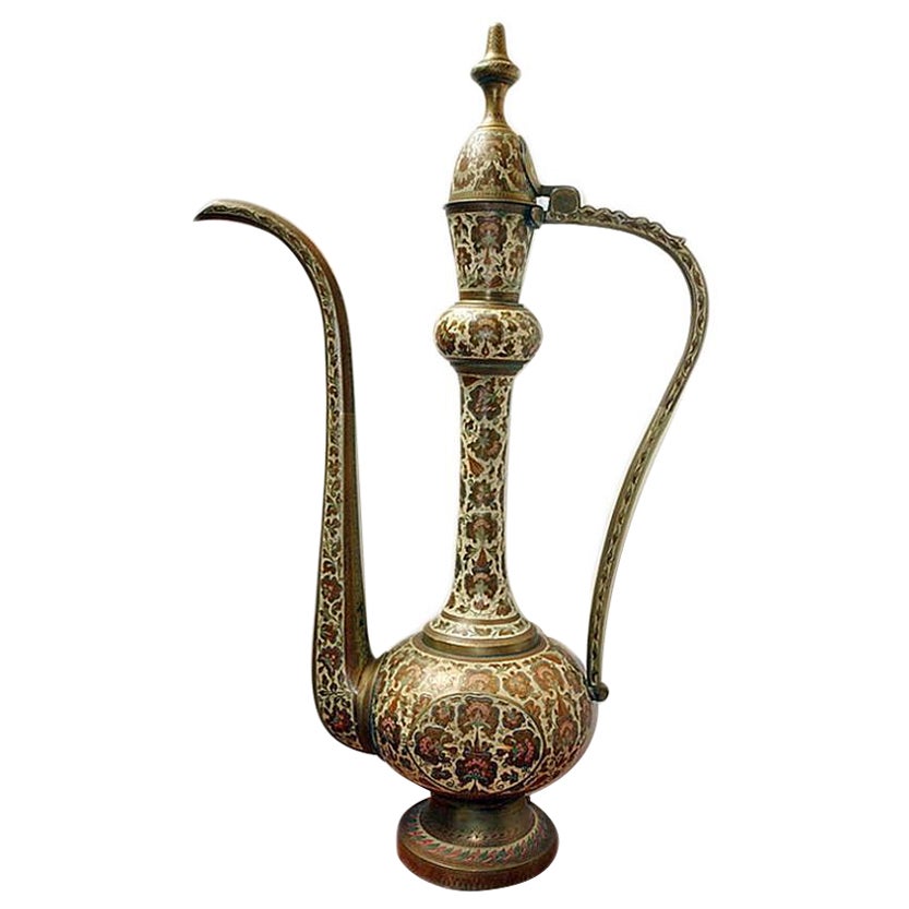 Large Bronze Ewer For Sale