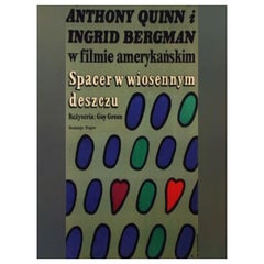 Vintage A Walk in The Spring Rain, Unframed Poster, 1972