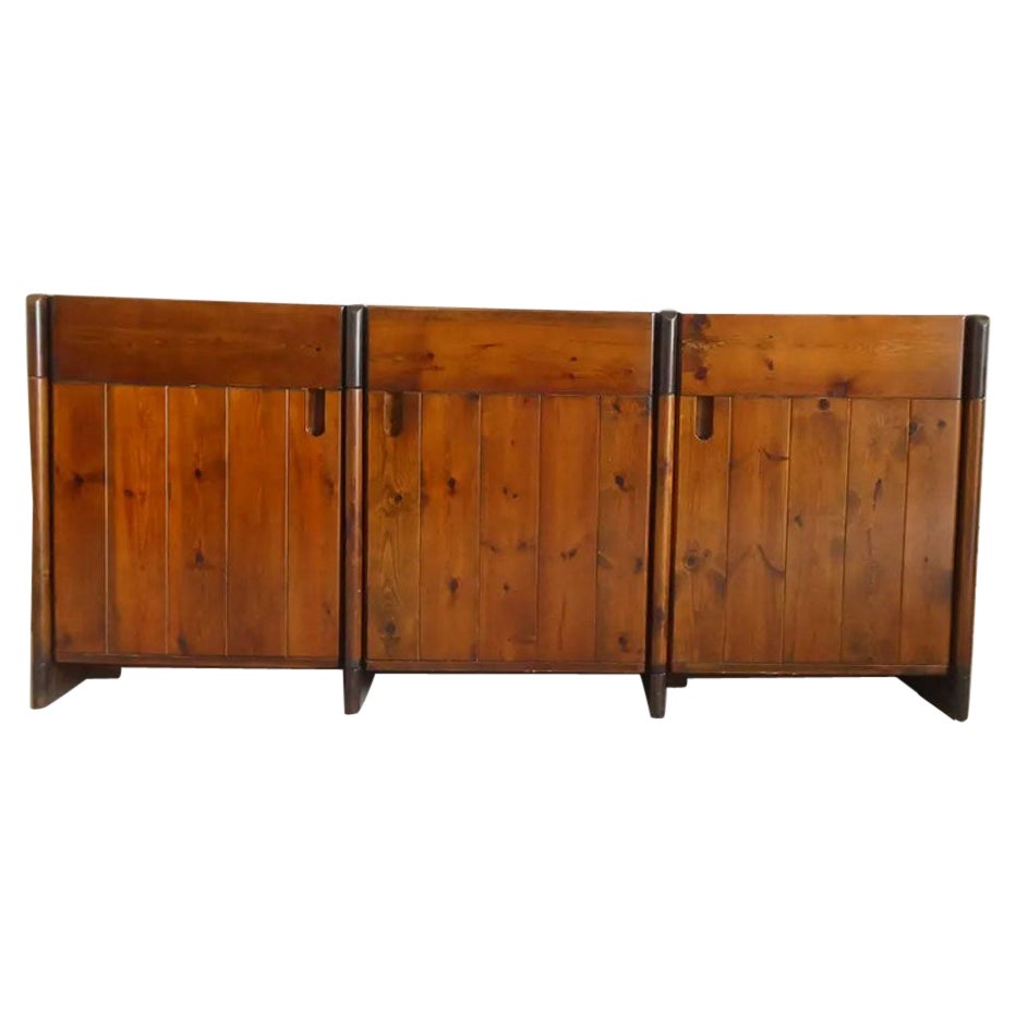 Organic Sideboard in Pine by Silvio Coppola, Edition Fratelli Montina For Sale