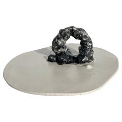 Einzigartige skulpturale „Gongshi“-Teller N0.28 Kunstobjekt in mattem Finish
