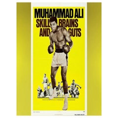 Vintage Muhammad Ali: Skill, Brains and Glory, Unframed Poster, 1975