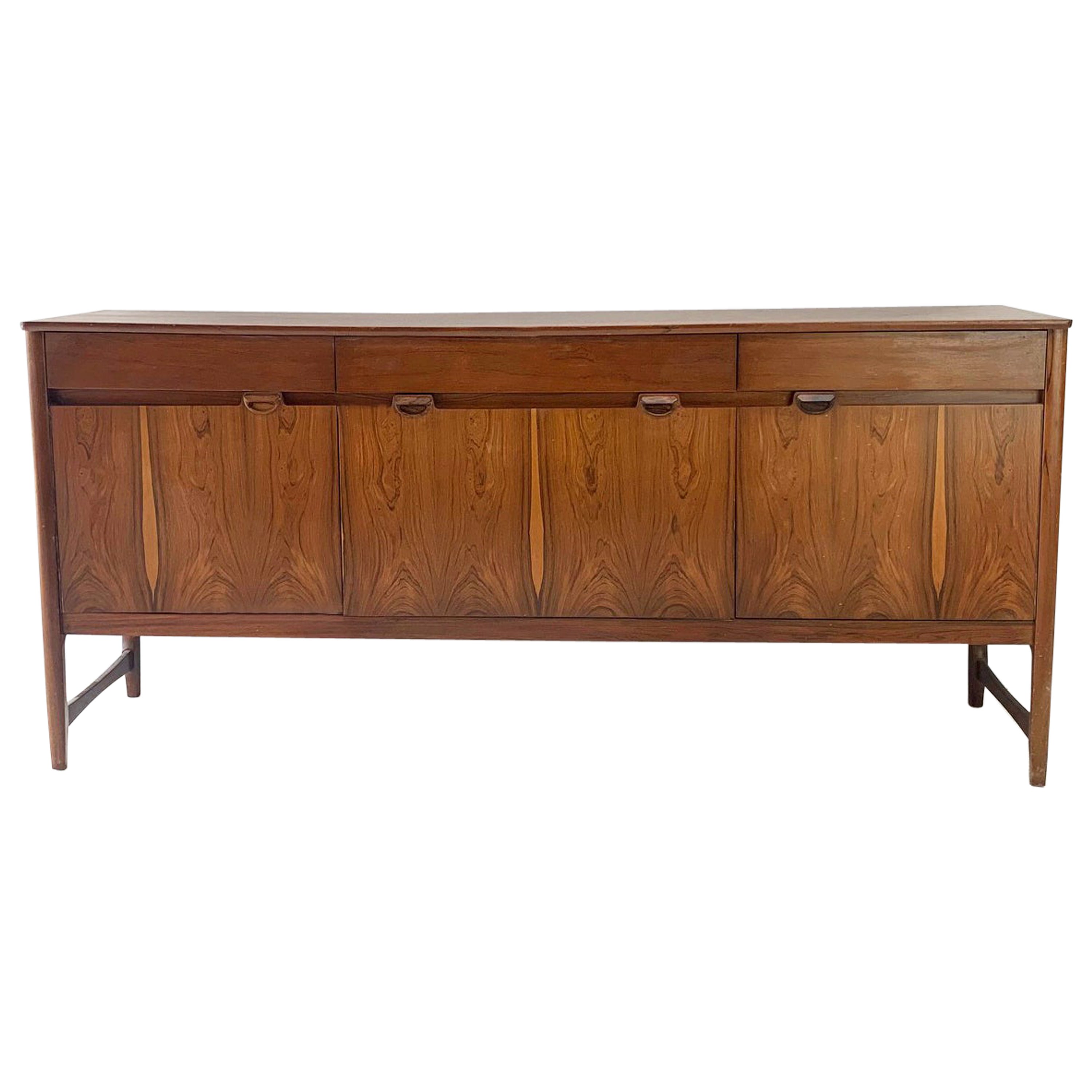 1960’s Mid Century Rosewood ‘Caspian’ Sideboard by Nathan For Sale