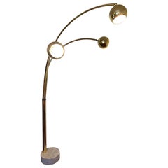 Italian Goffredo Reggiani Modern Orb Floor Lamp from the 70s