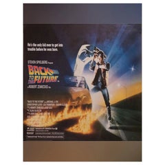 Vintage Back To The Future, Unframed Poster, 1985