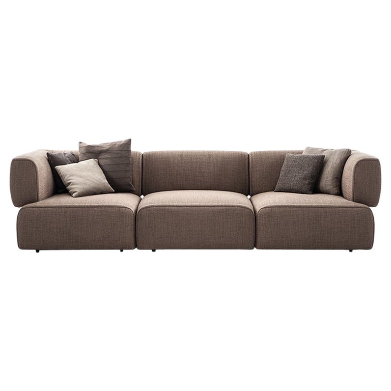 Patricia Urquiola 'Bowy' Sofa, Foam and Fabric by Cassina For Sale