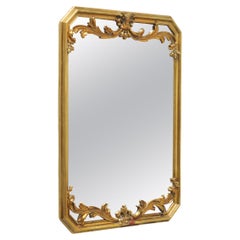 CAROLINA MIRROR Traditional Style Gold Acanthus Leaves Wall Mirror