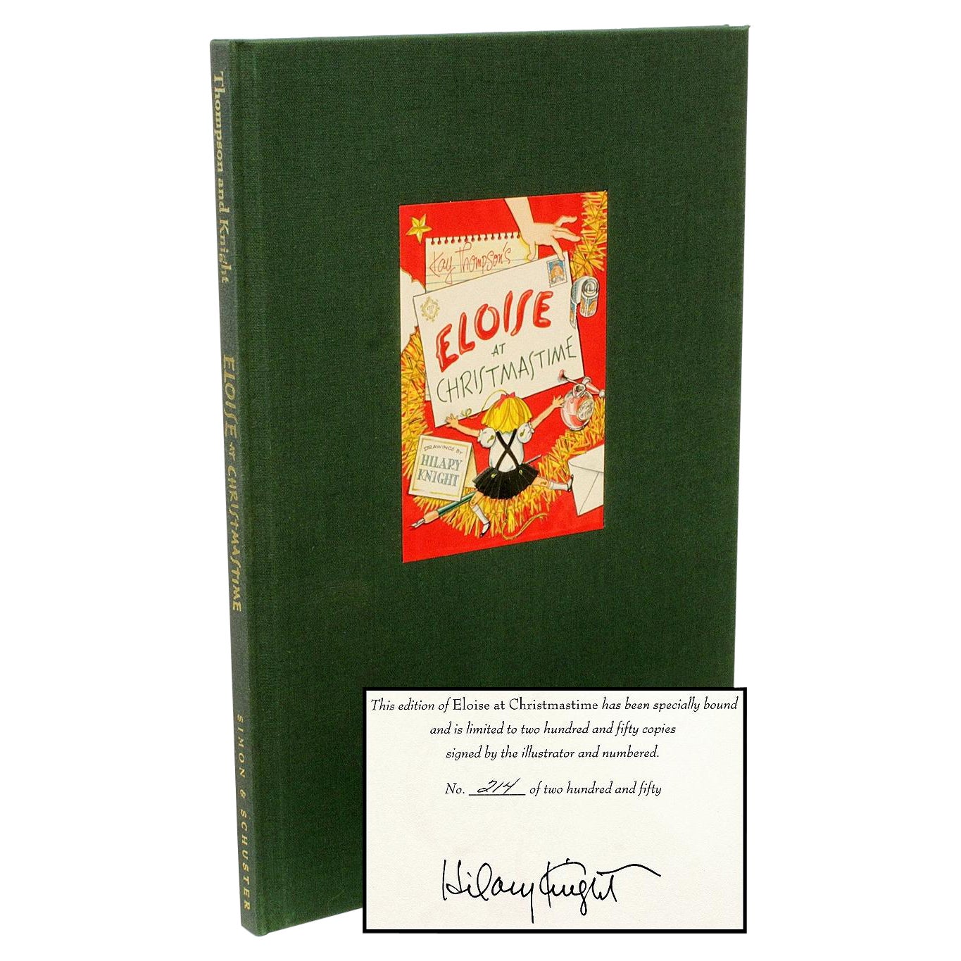 Kay Thompson: „The Eloise at Christmastime“, 1 von 250 Exemplaren, limitierte signierte Auflage!