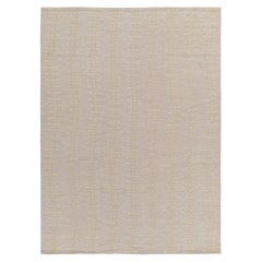 Kilim de estilo escandinavo de Rug & Kilim con motivos en blanco roto, gris y beige