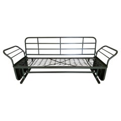 Vintage Metal Porch Sofa Glider