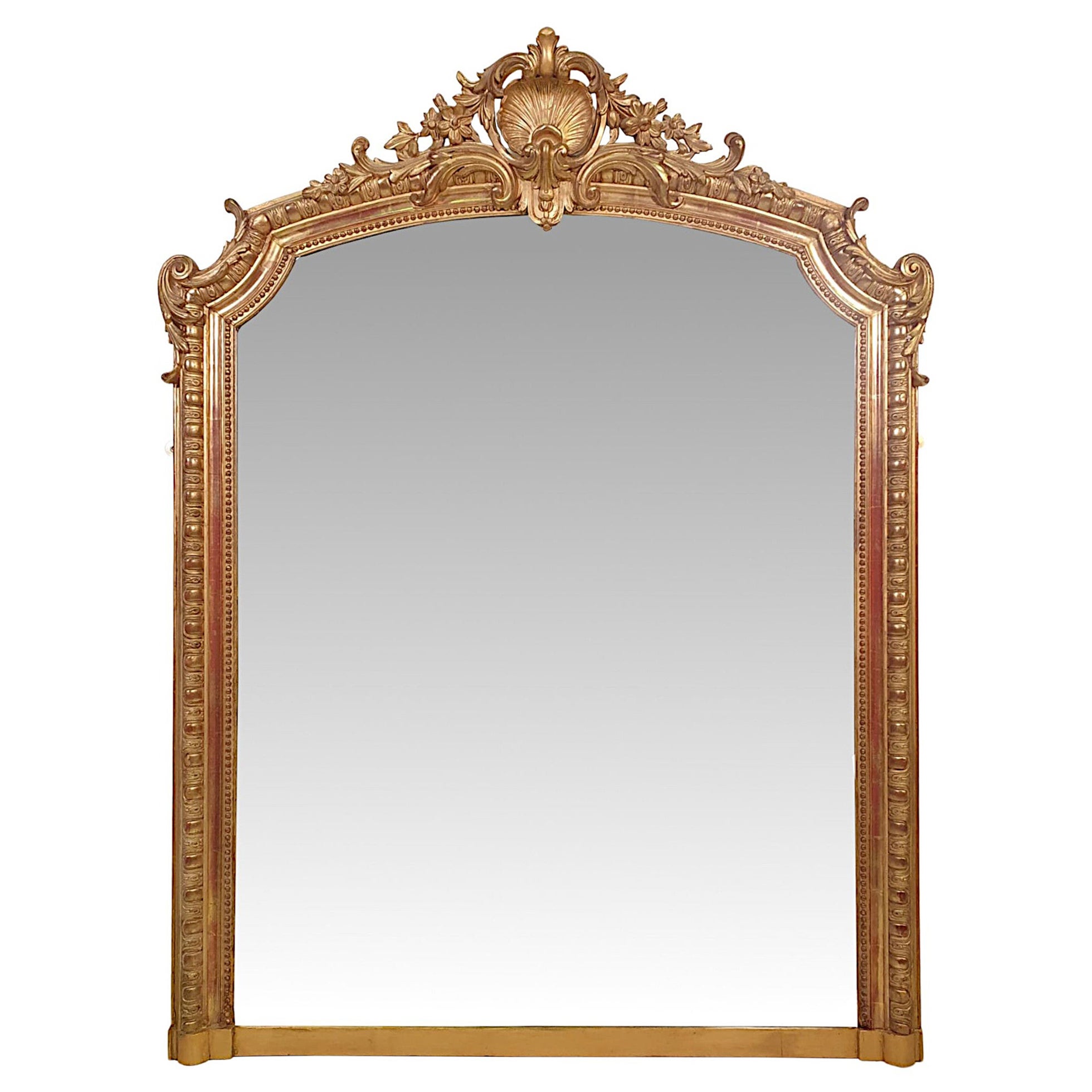 Early 19th Century Irish or English Giltwood Mirror For Sale at 1stDibs